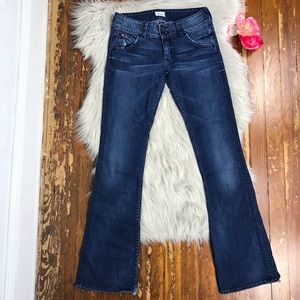 Hudson Signature Flap Pocket Bootcut Jeans